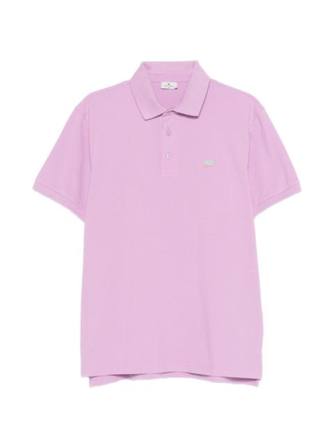 buttoned polo shirt