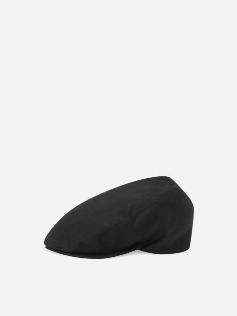 Cotton gabardine flat cap