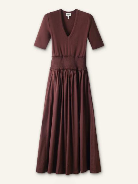 Mixed Media Maxi Dress