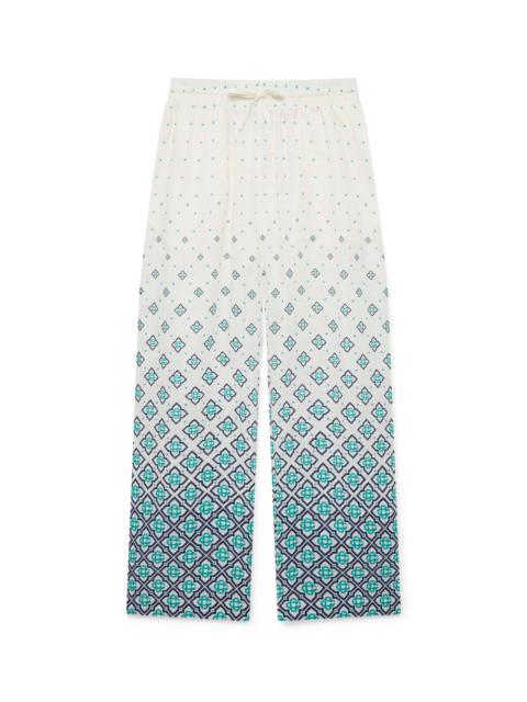 Gradient Monogram Linen Trousers | Casablanca Paris