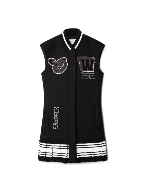 Wo Meteor Bling Varsity Dress Black Whit