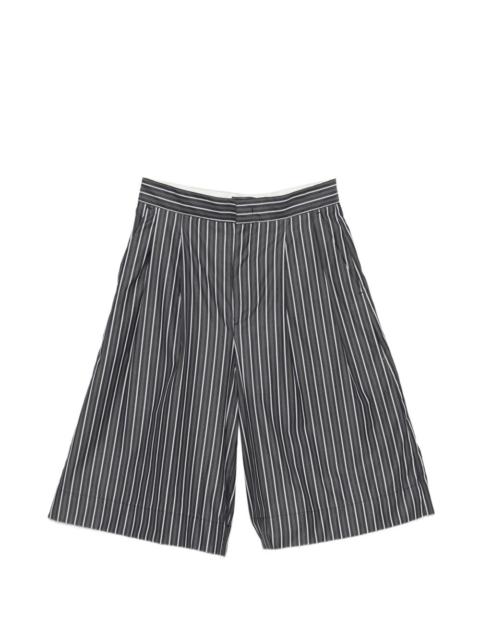 striped culottes shorts