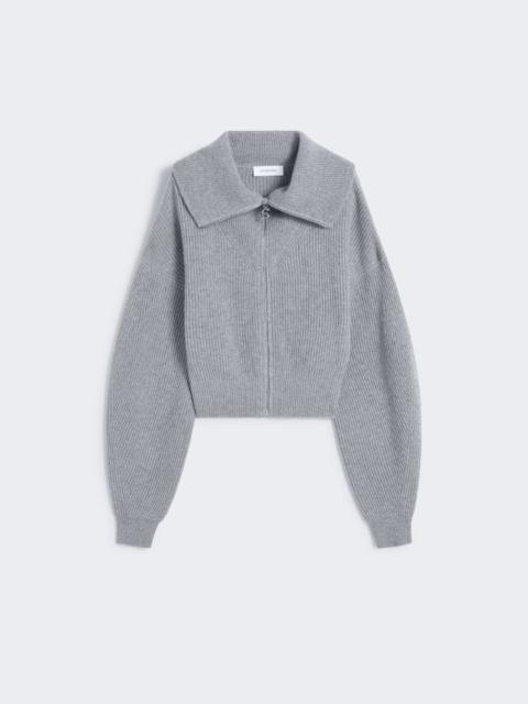 Cashmere-blend cardigan - MEDIUM GREY