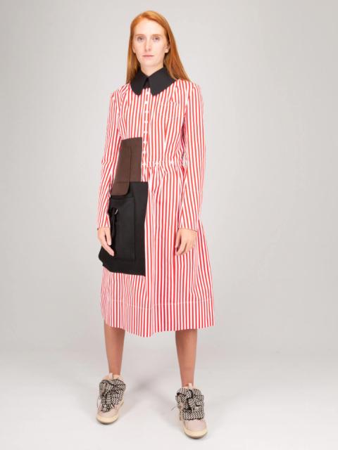 Striped Dress red