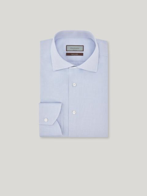 IMPECCABILE REGULAR FIT SHIRT IN LIGHT BLUE COTTON