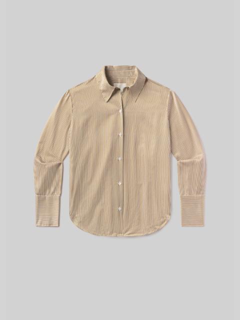 Camilia Shirt
In Bronze Stripe
