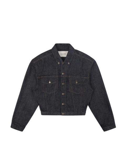 SHRUNKEN DENIM JACKET RAW INDIGO