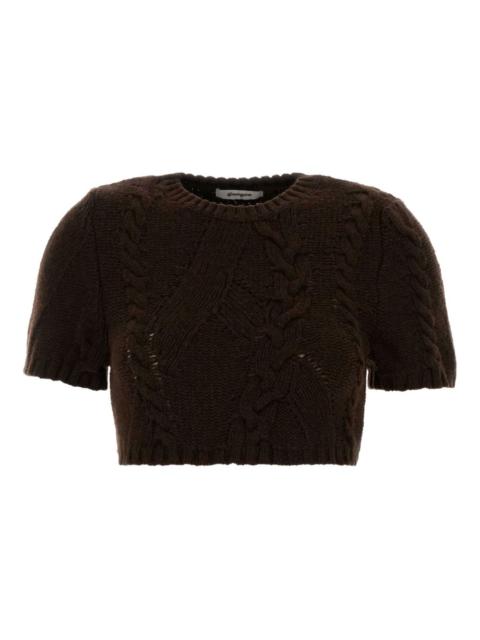 Julita cable-knit T-shirt