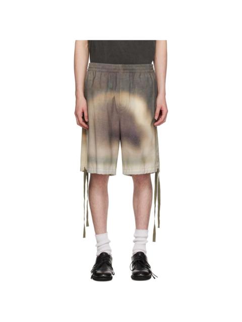 Brown & Gray UC1E4509 Shorts