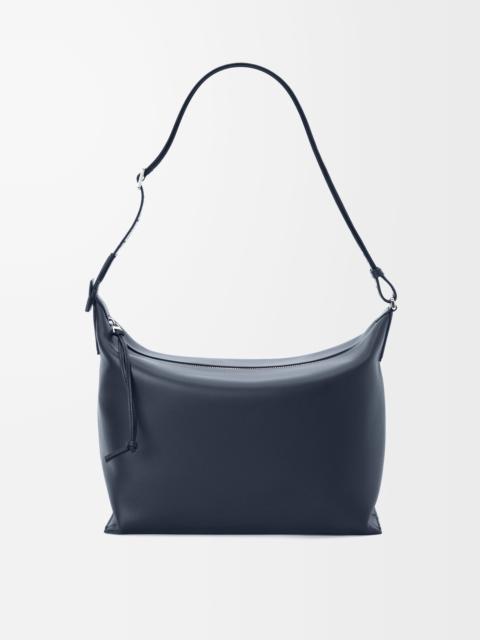Cubi Crossbody bag in supple smooth calfskin and jacquard