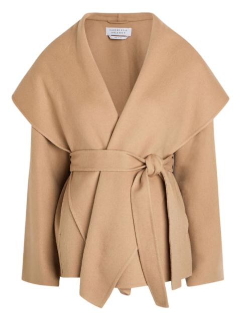 Harris belted cashmere jacket