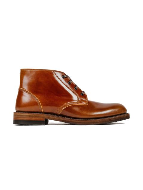 The Steadfast Chukka Boots Shinki Hikaku Shell Cordovan Cognac