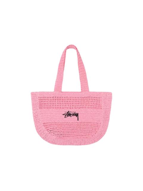 Stussy Woven Tote Bag Light Pink