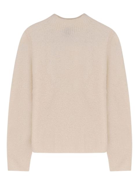mock-neck sweater