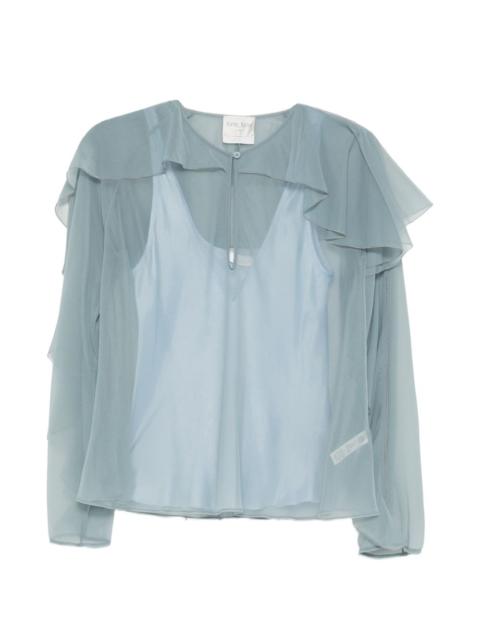 layered blouse