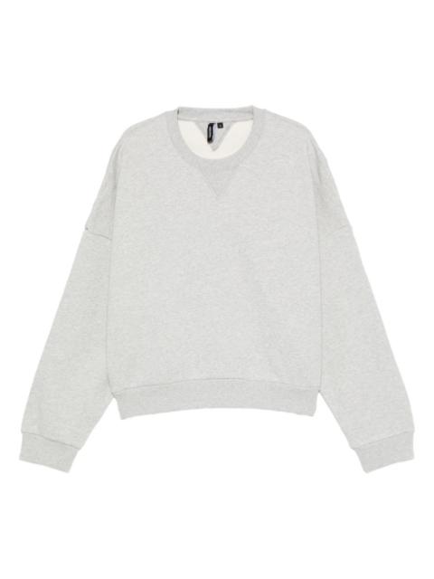 crew-neck cotton sweatshirt