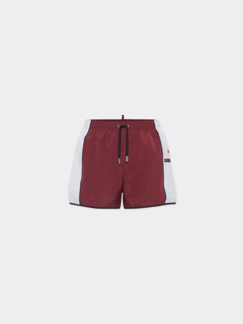 DSQUARED2 BOXEUR MAPLE LEAF MIDI SWIM BOXER
