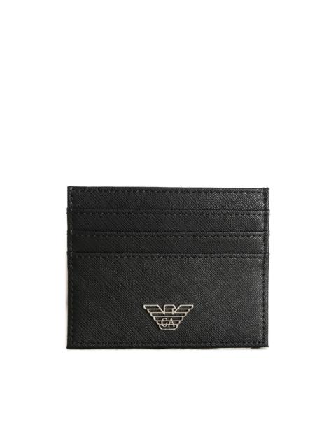logo-plaque cardholder wallet