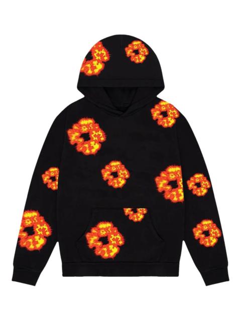 Offset Wreath printed hoodie