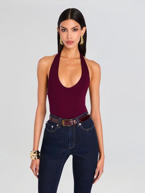 BAMBOO HALTER BODYSUIT