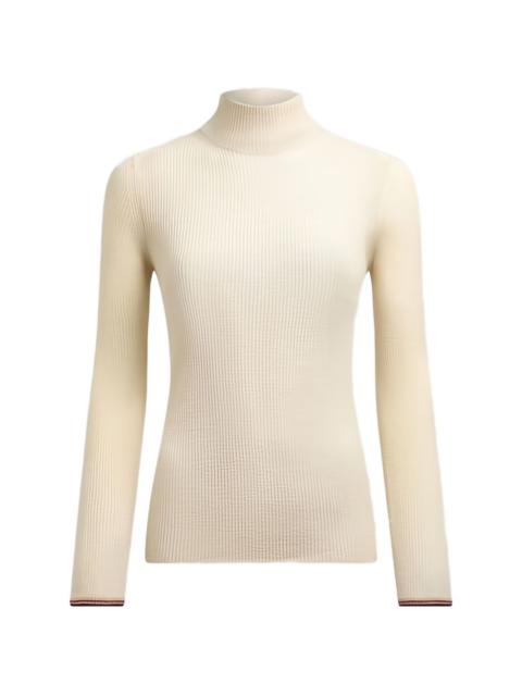 jacquard turtleneck sweater