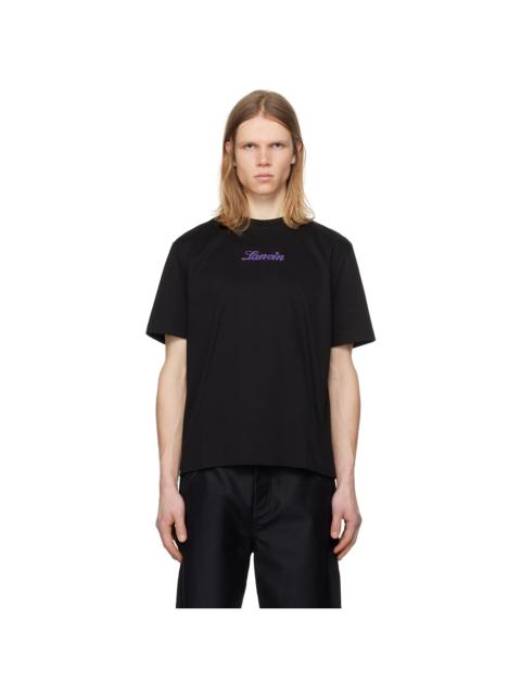 Black Bouclette Script Logo T-Shirt