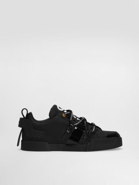 Portofino sneakers in calfskin and patent leather