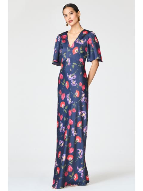 MAE GOWN - MIDNIGHT JARDIN