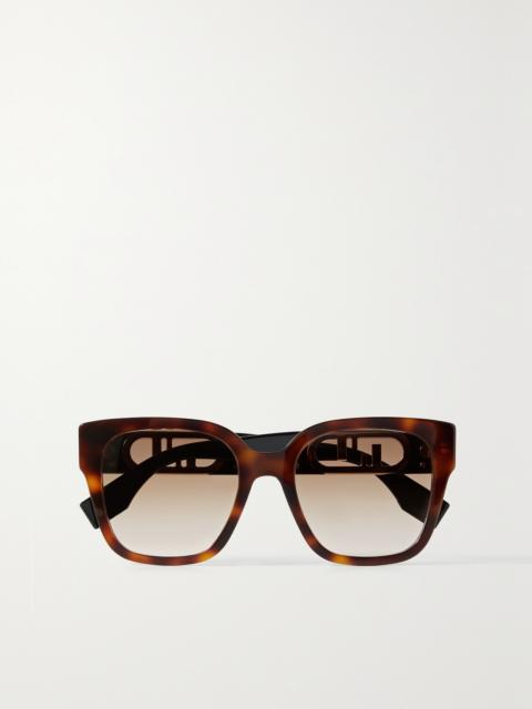 O'lock Oversized Square-frame Tortoiseshell Acetate Sunglasses