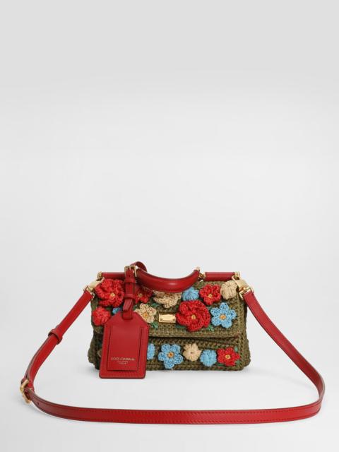 My sicily raffia crochet handbag