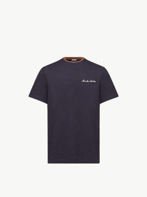 Embroidered Logo Cotton T-Shirt