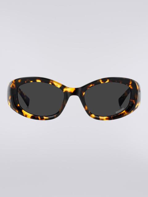 Rectangular acetate sunglasses