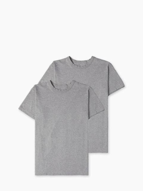 FORTELA MADE IN JAPAN 2-PACK TEE GREY MELANGE