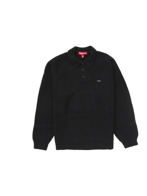 Supreme Small Box Polo Sweater (FW24) Black