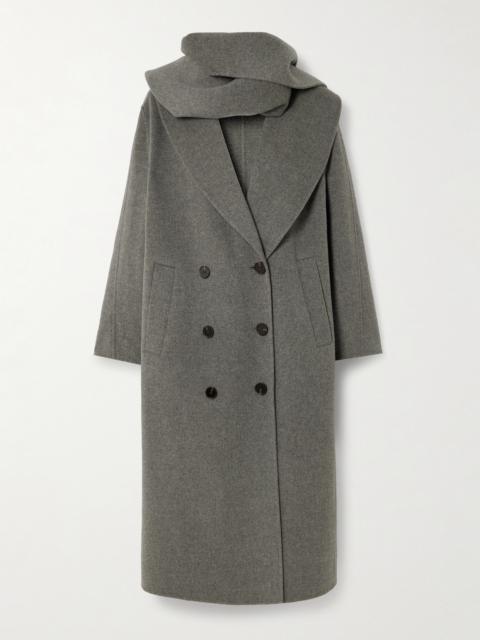 Double-breasted Wool And Cashmere-blend Coat