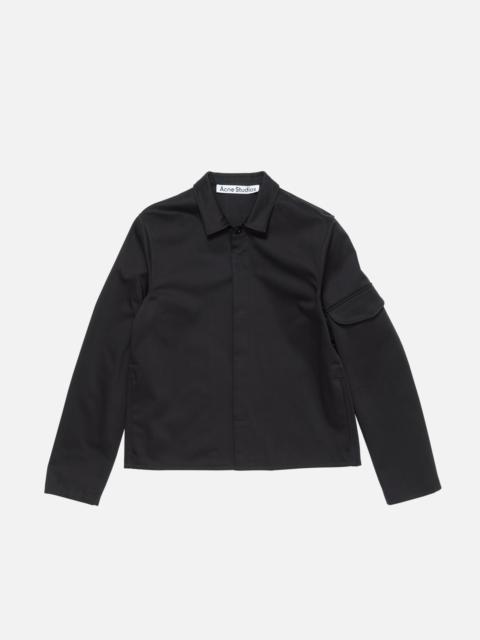 Satin Jacket - Black