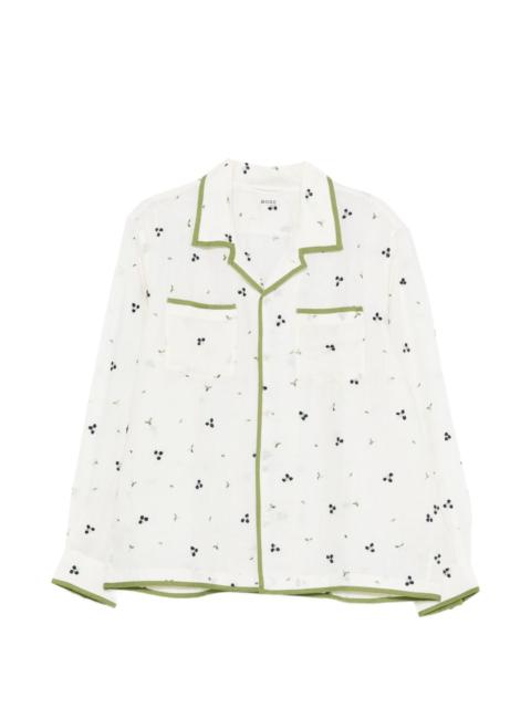 Blackberry long-sleeve shirt