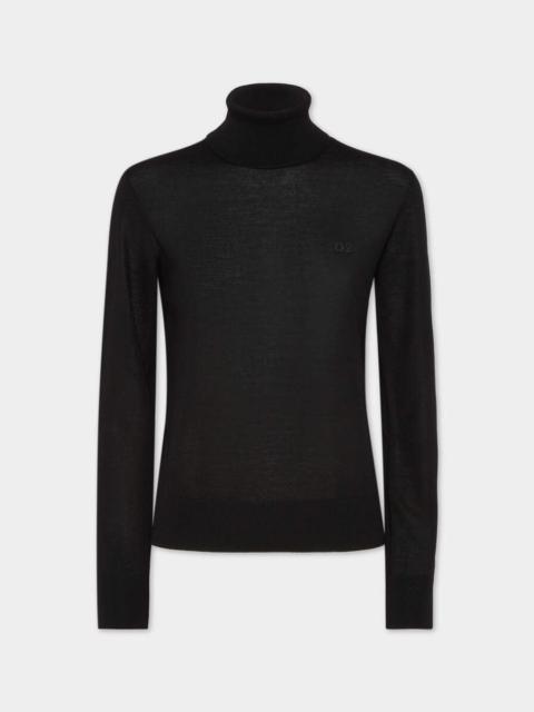 D2 WOOL TURTLENECK PULLOVER