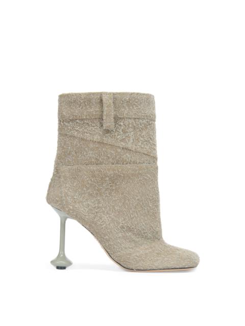 Toy ankle bootie in brushed suede