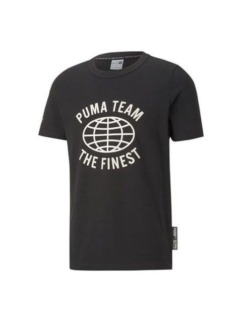 PUMA Team Graphic Tee 'Black' 536956-01