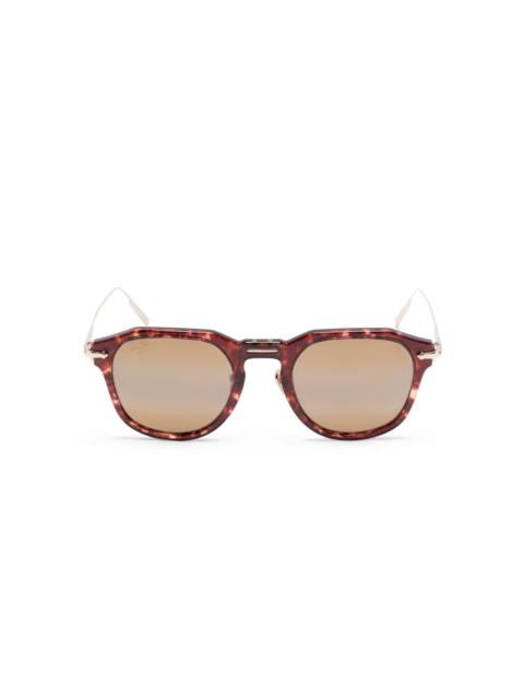 Alika tortoiseshell geometric sunglasses