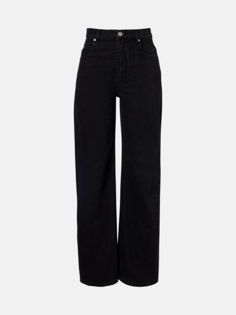 Dromie mid-rise straight jeans