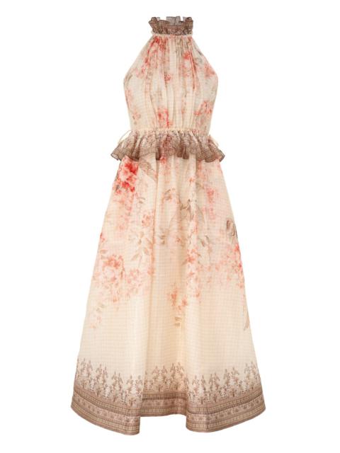 ILLUMINATE HALTER MIDI DRESS