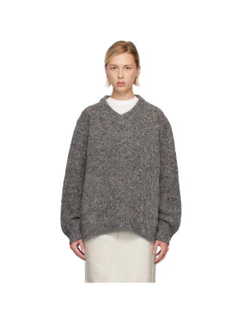 Gray Wool Sweater