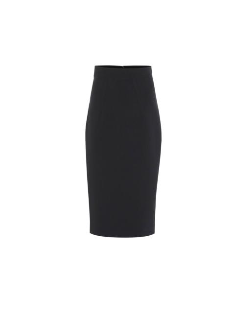 Hokoku crêpe pencil skirt