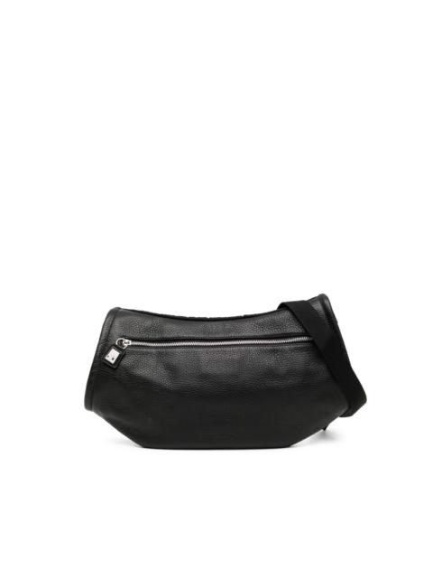 buckle-detail zip shoulder bag