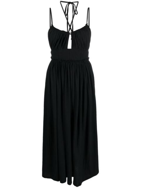 Freya halterneck midi dress