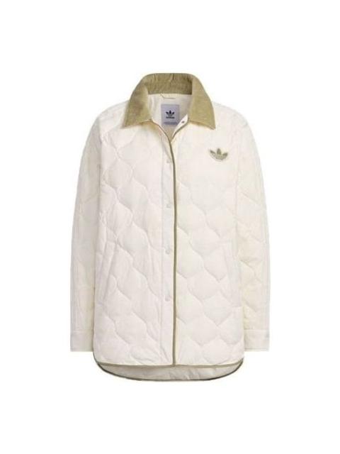 (WMNS) adidas Originals LW Mid Down Jacket 'White' IN0979