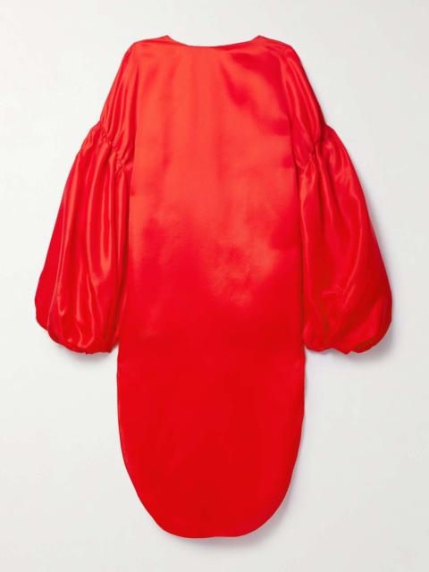 Zelma silk midi dress