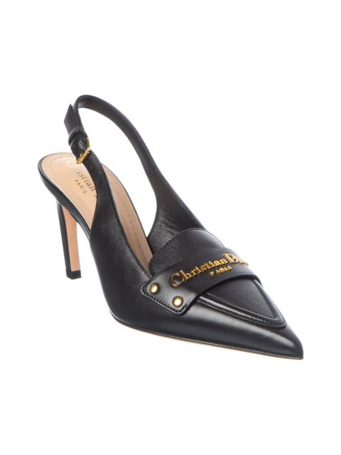 Dior Boy Leather Slingback Pump